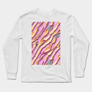 Pink Cake Frosting Long Sleeve T-Shirt